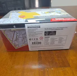 Pokemon TCG 25th Anniversary Celebrations Treasure Chest Lunchbox Tin SEALED - Image 2