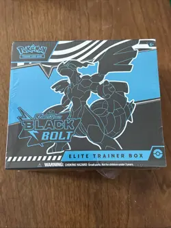 Pokemon TCG Black Bolt S&V Elite Trainer Box ETB New/Sealed *Tear In Shrink* - Image 1