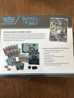 Pokemon TCG Black Bolt S&V Elite Trainer Box ETB New/Sealed *Tear In Shrink* - Image 4