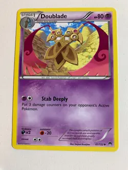 Pokemon TCG 61/122 Doublade Stage 1 Uncommon XY Breakthrough Good Condition - Image 1