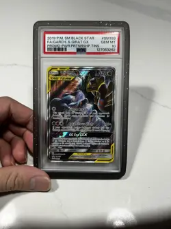 Pokemon TCG Garchomp & Giratina GX SM193 Holo Card PSA 10 - Image 1