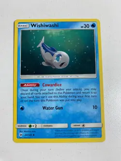Pokemon TCG 44/149 Wishiwashi Basic Uncommon Sun and Moon Very Good Condition - Image 1