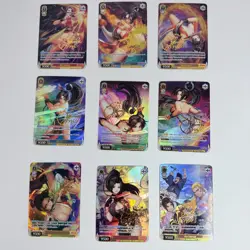 9×KOP Fatal Fury Mai Shiranui Doujin Card Goddess Waifu Custom Anime Holo Foil - Image 1