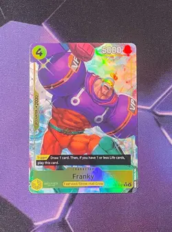 One Piece: 500 Years in the Future Franky OP07-107 (Alt Art / Parallel) - M/NM - Image 1