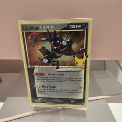 Greninja Gold Star Promo SWSH144 Pokemon Holo Celebrations SEALED Pokemon TCG NM - Image 1