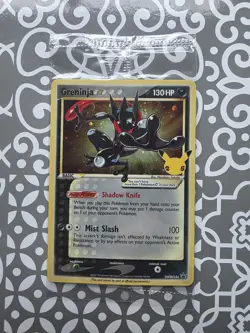 Greninja Gold Star Promo SWSH144 Pokemon Holo Celebrations SEALED Pokemon TCG NM - Image 2