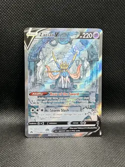 Zacian V GG48/GG70 ULTRA RARE HOLO Crown Zenith Galarian Gallery Pokemon English - Image 1