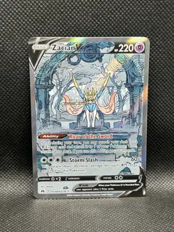 Zacian V GG48/GG70 ULTRA RARE HOLO Crown Zenith Galarian Gallery Pokemon English - Image 3