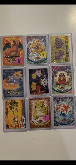 Topps Pokemon Card Lot, Most Are Very Played With Binder Copies - Image 1