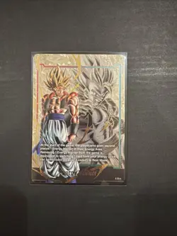 Dragon Ball Fusion World Card Gogeta Energy Marker Promo Prize Gold E-21 - Image 1
