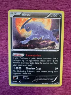 Absol Cosmos Holo XY178 2016 Black Star Promo LP Pokemon Card - Image 1