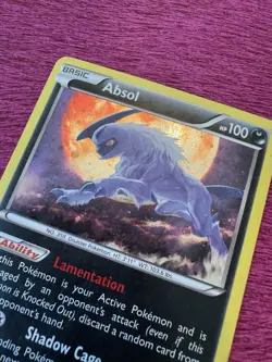 Absol Cosmos Holo XY178 2016 Black Star Promo LP Pokemon Card - Image 5