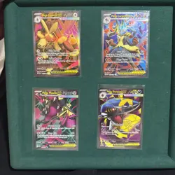 Lot of 4 Mega Evolutions Full Art Ultra Rare Pokemon Cards Near Mint Mint - Image 1