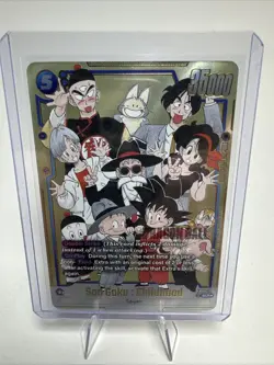 Son Goku : Childhood FB06-119 Secret Rare Manga Booster 02 Dragon Ball Card - Image 1