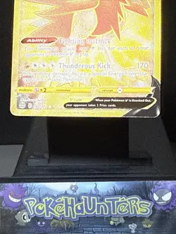 Pokemon Card Galarian Zapdos V 192/172 Brilliant Stars Gold Secret Rare NM - Image 3