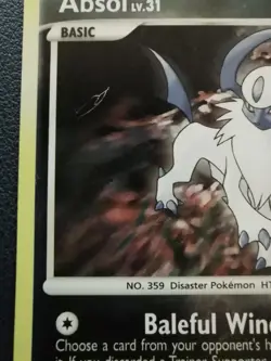 Pokemon Card Absol 21/132 D&P Secret Wonders Reverse Holo Rare - Image 4