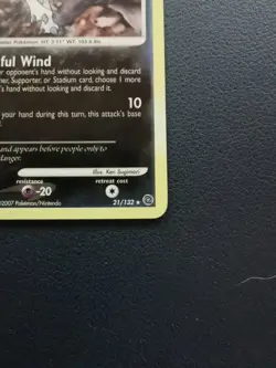 Pokemon Card Absol 21/132 D&P Secret Wonders Reverse Holo Rare - Image 5
