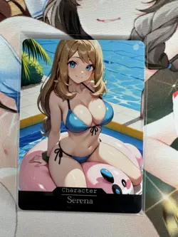 Serena Pokemon Goddess Story Waifu Anime Custom Card - Image 1
