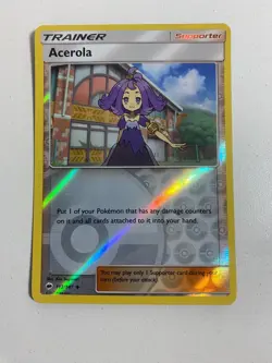 Pokemon TCG 112/147 Trainer Acerola Uncommon Holo Sun & Moon Very Good Cond - Image 1