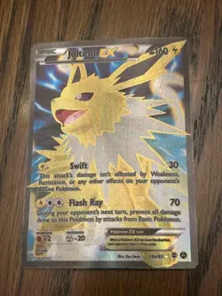Pokemon Jolteon EX 28a/83 XY Generations Full Art Ultra Rare Holo - LP - Image 1