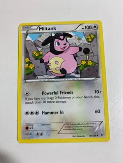 Pokemon TCG 83/106 Miltank Basic Uncommon Flashfire Good Condition - Image 1