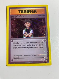 Pokemon TCG 74/108 Trainer Brock's Grit Uncommon Holo XY Evolutions Very Good - Image 1