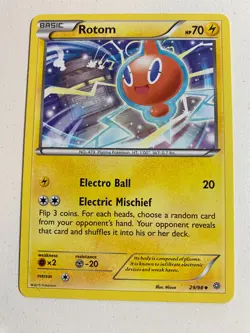 Pokemon TCG 29/98 Rotom Basic Uncommon XY Ancient Origins Good Condition - Image 1