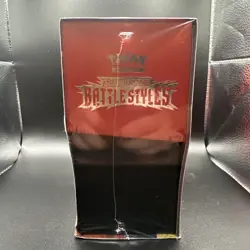 POKEMON TCG Sword & Shield Battle styles Red ELITE TRAINER BOX New *Corner Dent* - Image 2