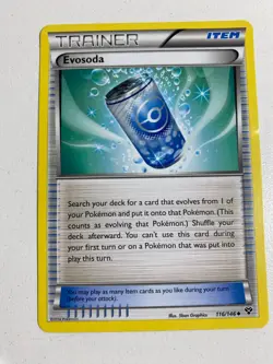 Pokemon TCG 116/146 Trainer Evosoda Uncommon XY Light Play Very Good Condition - Image 1