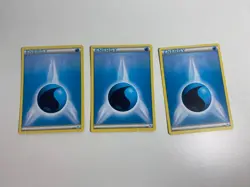 Pokemon TCG 2/30, 3/20, 8/30 Water Energy Suicune Trainer Kit 3 each Fair Cond. - Image 1