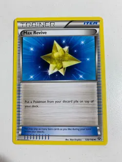 Pokemon TCG 120/146 Trainer Max Revive Uncommon XY Very Good Condition - Image 1
