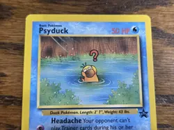 Pokemon Wotc Black Star Promo # 20 Psyduck,,not played - Image 2
