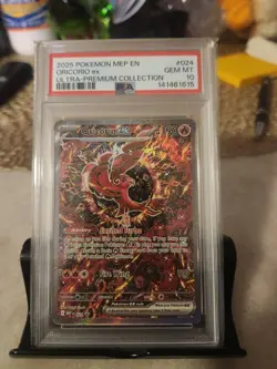 2025 POKEMON MEP EN PROMO Phantasmal Flames #024 ORICORIO ex UPC PSA 10 - Image 1
