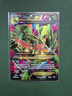Pokemon Mega M Sceptile EX Holo Full Art Card Ancient Origins 85/98 LP - Image 1