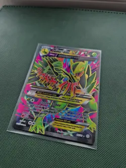 Pokemon Mega M Sceptile EX Holo Full Art Card Ancient Origins 85/98 LP - Image 2