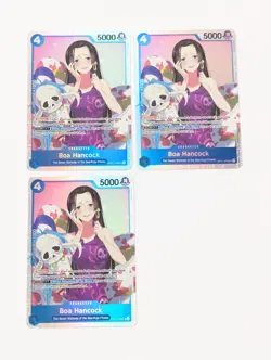 3x Boa Hancock OP01-078 Foil SR PRB-01 Premium Booster English ONE PIECE - Image 1