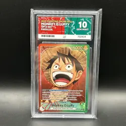 Monkey D. Luffy Op13-001 Carrying on His Will One Piece TCG ACE 10 - Image 1