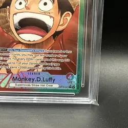 Monkey D. Luffy Op13-001 Carrying on His Will One Piece TCG ACE 10 - Image 4
