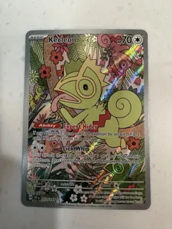 2024 POKEMON SSP EN-SURGING SPARKS 213 KECLEON ILLUSTRATION RARE - Image 1