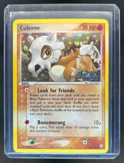 2004 Pokemon EX Team Rocket Returns Cubone Reverse Holo #51/109 - Image 1
