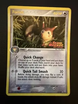 Furret EX Team Rocket Returns #22/109 Reverse Holo Stamped 2004 Pokemon - Image 1
