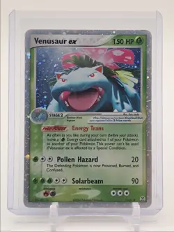 VENUSAUR EX 2004 POKEMON EX FIRE RED AND LEAF GREEN HOLO RARE 112/112 Q6438 - Image 1