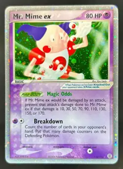 2004 Pokemon EX FireRed & LeafGreen Mr. Mime Holo #110/112 - Image 1