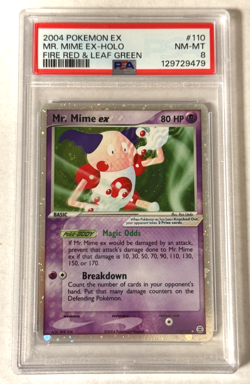 Mr. Mime EX Holo Rare PSA 8 NM-MT 2004 Pokemon EX Fire Red & Leaf Green #110 - Image 1