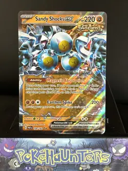 Pokemon Card Sandy Shocks EX 108/182 Double Rare Paradox Rift L/P - Image 1