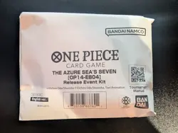 One Piece Card Game The Azure Sea's Seven Release Event Kit Op14 - Image 1