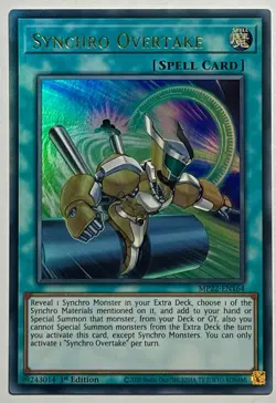 Synchro Overtake MP22-EN164 (NM) Ultra Rare 1st Edition Yu-Gi-Oh! Card - Image 1