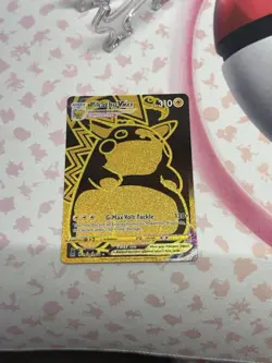Pokemon TCG Pikachu VMAX Gold Card TG29/TG30 - Image 1