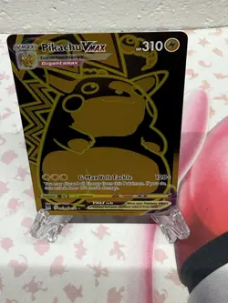Pokemon TCG Pikachu VMAX Gold Card TG29/TG30 - Image 5