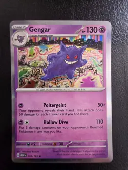 Gengar 094/165 Holo Rare MEWen 151 Pokemon Card - NM - Image 1